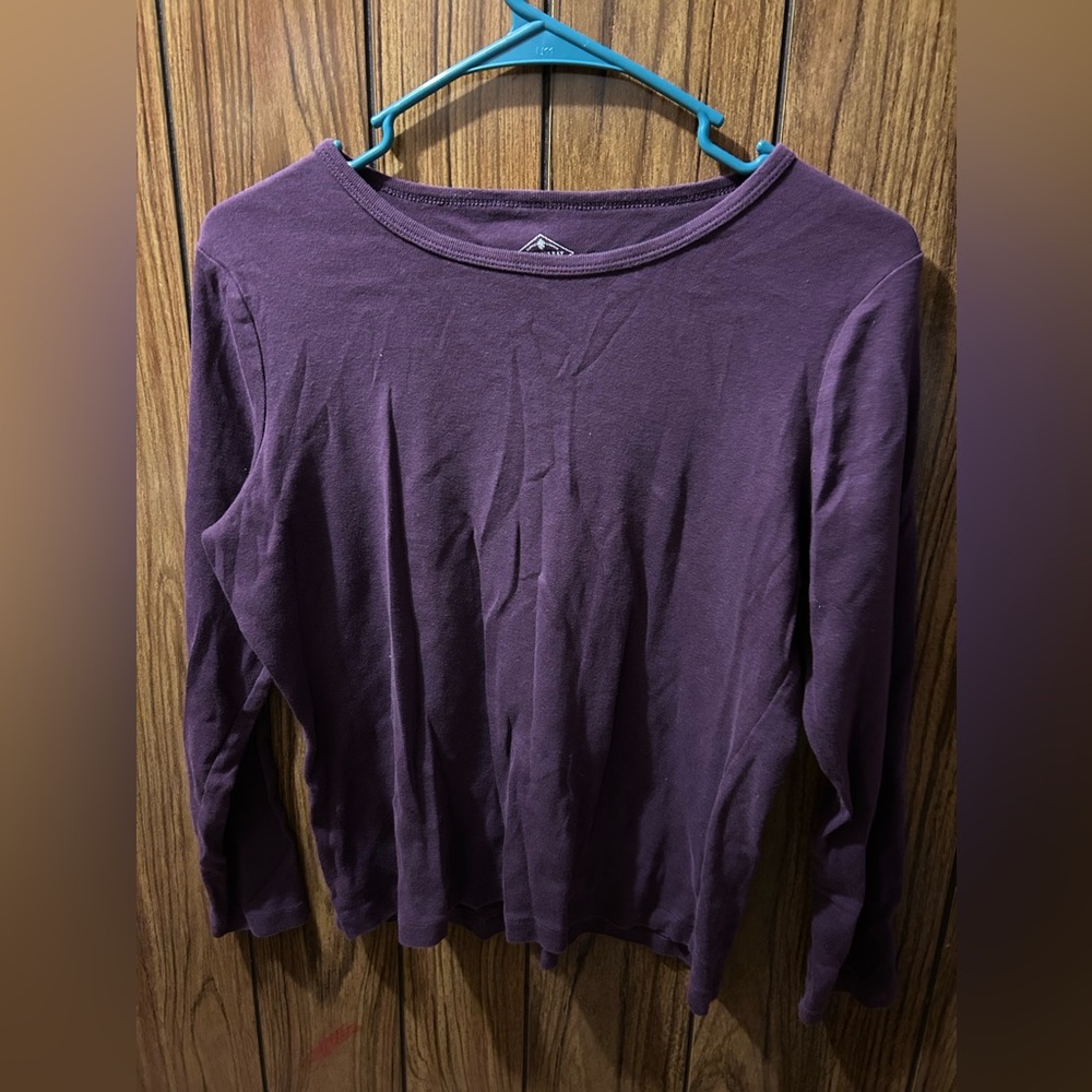 Purple Long Sleeve Top